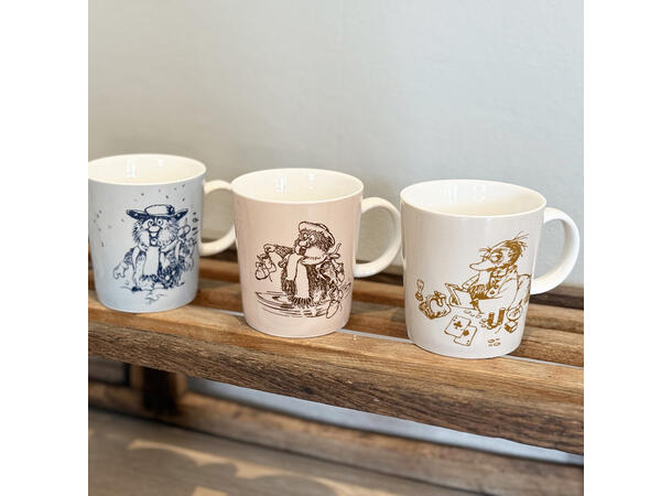 Flåklypa kopp - Solan spiller poker 330ml