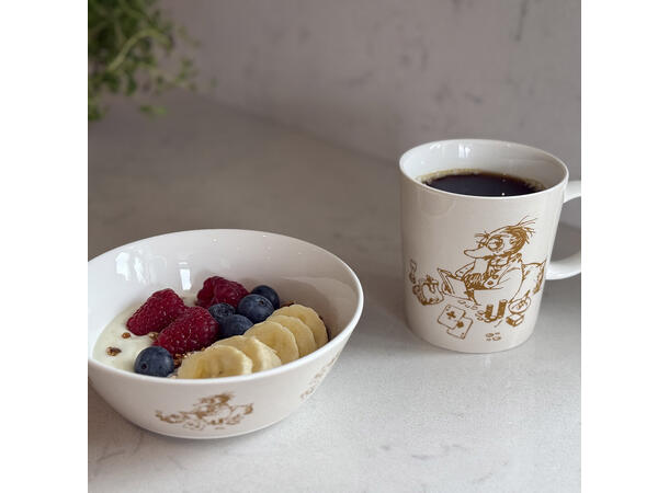 Flåklypa kopp - Solan spiller poker 330ml