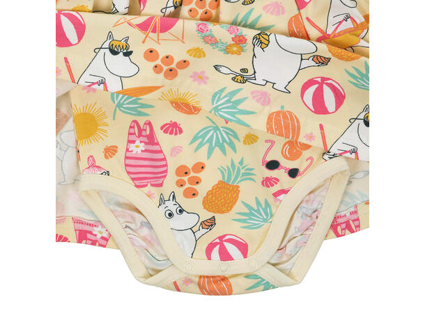 Mummi Bodysuit Kjole - Sommer Gul Babyklær fra Mummi