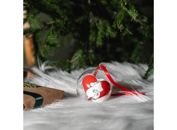 Mummi Julekule - Hjerte 7 cm