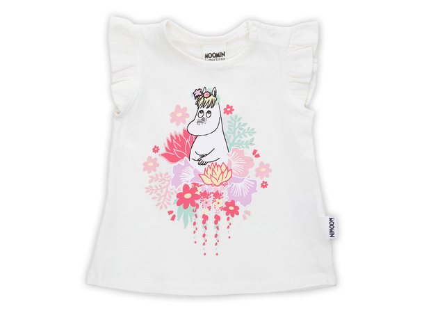 Mummi Shortsett - Blomsterkrans Rosa Babyklær fra Mummi