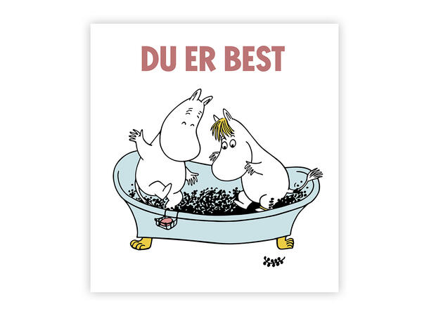 Mummi dobbeltkort - Du er best 7,5 cm Mummi 