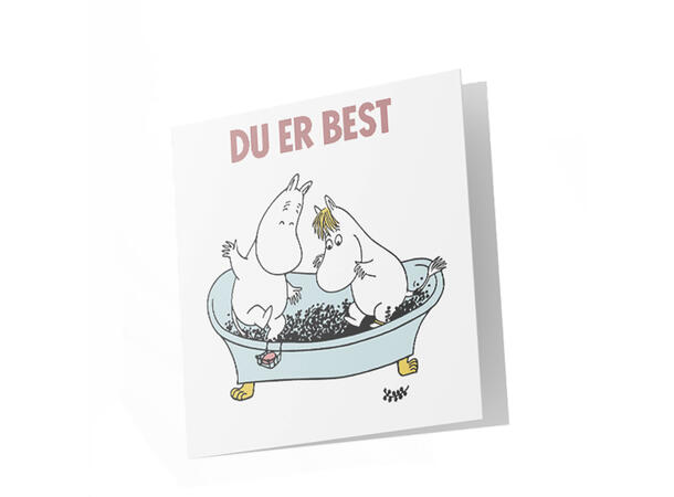 Mummi dobbeltkort - Du er best 7,5 cm Mummi