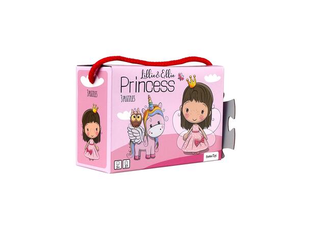 Puslespill - Prinsesse 3stk 3 +