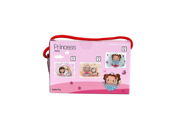 Puslespill - Prinsesse 3stk 3 +