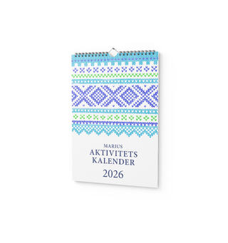 Marius Aktivitetskalender 2026 Kalender 2026