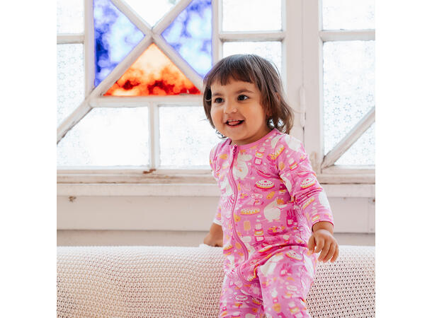 Mummi Pyjamas - Bakere Rosa Babyklær fra Mummi