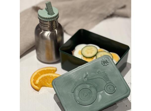 Blafre matboks i plast ett rom - Traktor Mørk grønn/mørk grønn