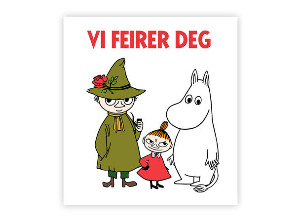 Mummi dobbeltkort - Vi feirer deg 7,5 cm Mummi 