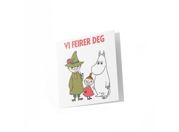 Mummi dobbeltkort - Vi feirer deg 7,5 cm Mummi