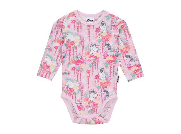 Mummi Body - Blomsterkrans Rosa Babyklær fra Mummi