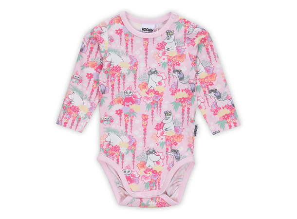 Mummi Body - Blomsterkrans Rosa Babyklær fra Mummi
