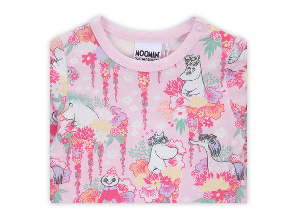 Mummi Body - Blomsterkrans Rosa Babyklær fra Mummi