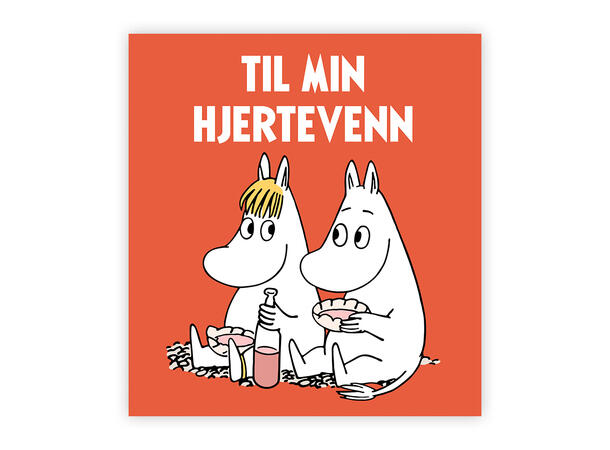 Mummi dobbeltkort - Til min hjertevenn 7,5 cm Mummi 