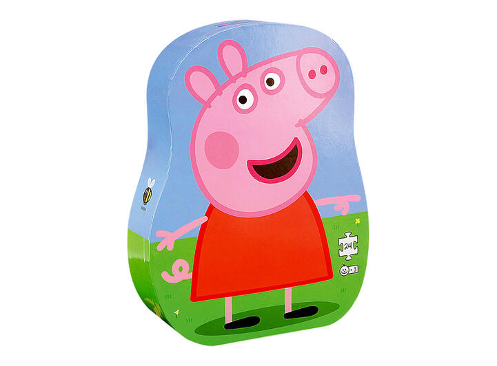 Peppa Gris Puslespill 24 brikker 3 + 
