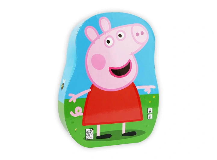 Peppa Gris Puslespill 24 brikker 3 + 
