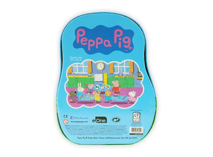 Peppa Gris Puslespill 24 brikker 3 + 