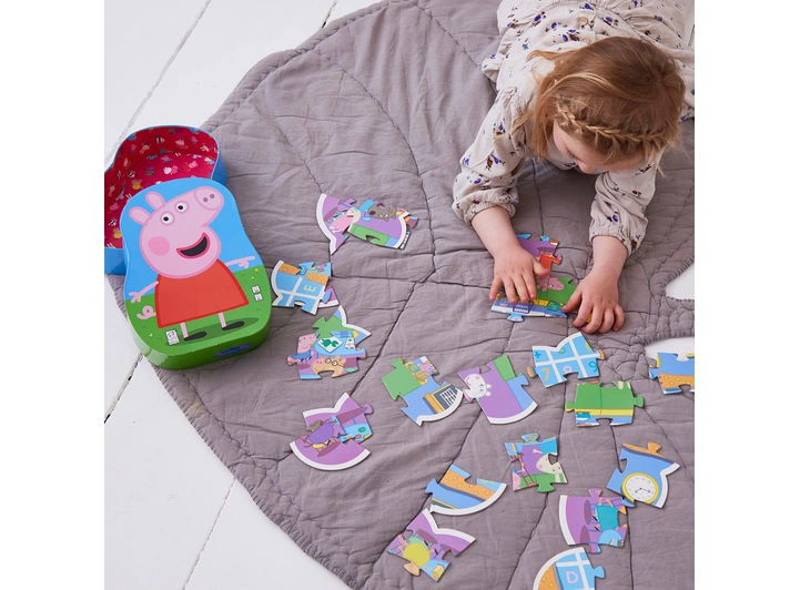 Peppa Gris Puslespill 24 brikker 3 + 